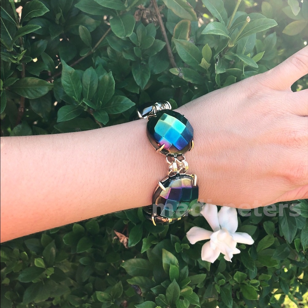 Kendra Scott Cassie Bracelet in Black Iridescent